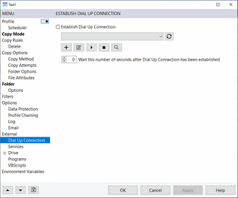 AllSync Profile Properties - Remote Access